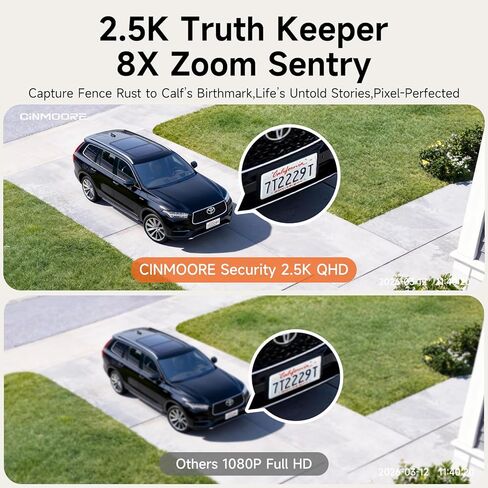 4G LTE Cellular Solar Security Camera Wireless Outdoor, No WiFi 2.5K Solar Powered Camera, Pan and Tilt, with SIM Card and 64GB SD Card, Color Night Vision, AI Motion Tracking, 2 Way Talk in Kuwait