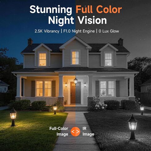 4G LTE Cellular Solar Security Camera Wireless Outdoor, No WiFi 2.5K Solar Powered Camera, Pan and Tilt, with SIM Card and 64GB SD Card, Color Night Vision, AI Motion Tracking, 2 Way Talk in Kuwait