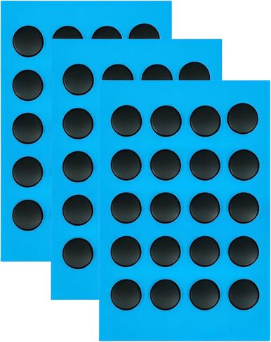 60 Dot Mouse Skates, High-Density PTFE for Glass & Cloth Mousepads, Rounded Polished Edges - Quiet, Smooth Glide, Compatible with GPW/GPW2 (60black) in Kuwait