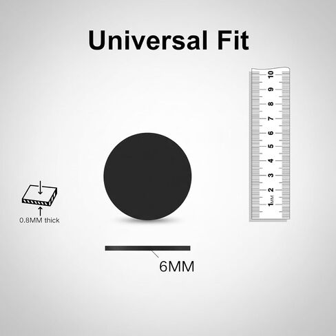 60 Dot Mouse Skates, High-Density PTFE for Glass & Cloth Mousepads, Rounded Polished Edges - Quiet, Smooth Glide, Compatible with GPW/GPW2 (60black) in Kuwait