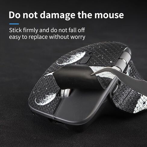 Mouse Grip Tape for Logitech MX Master 4 Wireless Mouse, Anti-Slip Sweat-Resistant Sticker, 0.8mm Ultra-Thin Pre-Cut Skin, Self-Adhesive Residue-Free Protective Wrap (Earth Pattern) in Kuwait