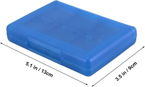 Game Card Storage Box Organizer for Nds Ndsi Ndsill Xl Blue Case for up to Game Cards Protects against Dirt and Damage in Kuwait