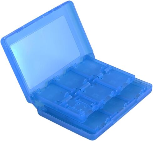 Game Card Storage Box Organizer for Nds Ndsi Ndsill Xl Blue Case for up to Game Cards Protects against Dirt and Damage in Kuwait