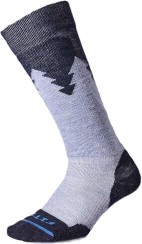 FITS Sierra Light Ski Sock, Merino Wool, Cushion, Moisture-Wicking, Breathable, Odor Resistant, Lightweight, Winter Socks in Saudi Arabia