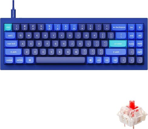 مجموعة Keychron M3 Mini Mouse وQ7 Keyboard Combo: ماوس ألعاب لاسلكي بدقة 26000 نقطة لكل بوصة + لوحة مفاتيح ميكانيكية RGB قابلة للتبديل السريع بنسبة 70%، قابلة للبرمجة لنظام التشغيل Mac/Windows/Linux in Kuwait
