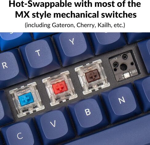 مجموعة Keychron M3 Mini Mouse وQ7 Keyboard Combo: ماوس ألعاب لاسلكي بدقة 26000 نقطة لكل بوصة + لوحة مفاتيح ميكانيكية RGB قابلة للتبديل السريع بنسبة 70%، قابلة للبرمجة لنظام التشغيل Mac/Windows/Linux in Kuwait