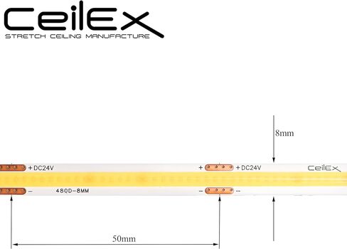 مجموعة التحكم عن بعد MLR1 وحدة تحكم LED صغيرة بلون واحد وحزمة التحكم عن بعد بلوحة دوارة سوداء K1 (محرك LED 24 فولت 400 واط IP67 + شريط LED COB 24 فولت 480 LED/m CRI90 6500K أبيض) in Kuwait