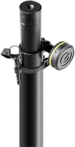 Gravity LS 431 C B - Lighting Stand and Speaker Stand with Compact, Square Steel Base and Off-Centre Mounting Option in Kuwait