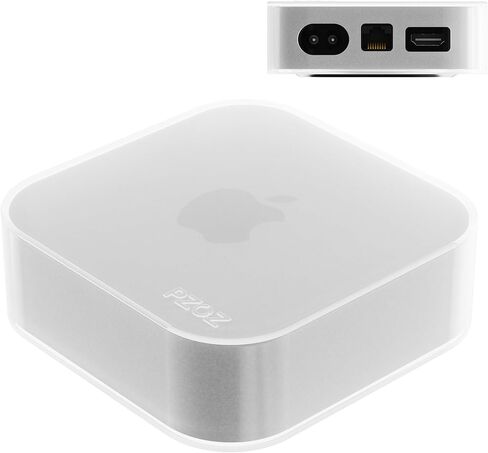 حافظة حماية PZOZ لجهاز Apple TV 4K 2022، غطاء واقي من السيليكون الناعم مضاد للخدش ومقاوم للماء والصدمات وغطاء مقاوم للغبار متوافق مع Apple TV 4K (الجيل الثالث) واي فاي + إيثرنت in Kuwait