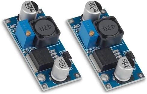 10 Pack LM2596 DC-DC Step Down Buck Power Convert Module, Adjustable Voltage Regulator, 4.0-40V Input to 1.25-37V Output Buck Converter with LED Voltmeter Display in Kuwait