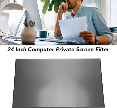 Tangxi 24 Inch Privacy Screen for Computer Monitor 16:9 Aspect Ratio, Eye Protection Anti Blue Light Glare Protector Film for Widescreen Monitor in Kuwait