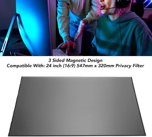 Tangxi 24 Inch Privacy Screen for Computer Monitor 16:9 Aspect Ratio, Eye Protection Anti Blue Light Glare Protector Film for Widescreen Monitor in Kuwait