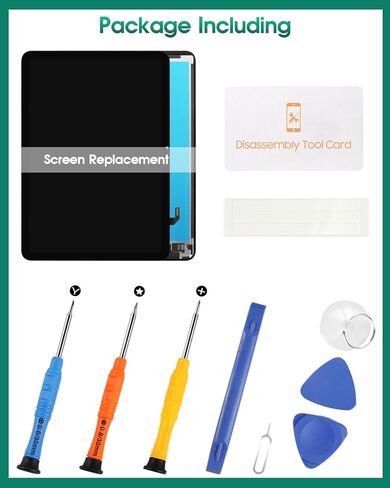 SRJTEK for iPad 11th Gen 2025 LCD Display for iPad A16 (2025) Screen Replacement for iPad 11" A3355 A3356 A3354 Touch Screen Digitizer Assembly Repair Kits (Black) in Kuwait