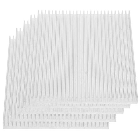 5 Pieces Aluminum Heat Sink, Computer Heatsinks 7mm Ultra Thin CPU Cooling Heat Dissipating Parts, with Slotted Fine Teeth for Router IC Power Supply PCB 5 Pieces Aluminum in Kuwait