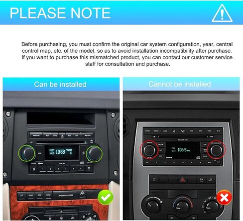 Android 14 Car Stereo Radio Upgrade for Dodge Dakota 2005 2006 2007, 6.86 Inch HD Touch Screen GPS Navigator with Wireless CarPlay Android Auto/WiFi/GPS/FM/SWC/Bluetooth/AHD Backup Camera in Kuwait
