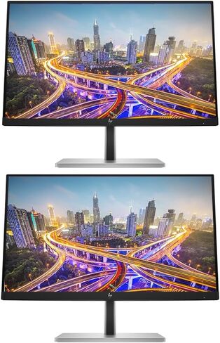 حزمة HP EliteDisplay E27q G5 27 بوصة Quad HD 2560 x 1440 مع شاشة LCD IPS بإضاءة خلفية LED 2-Pack in Kuwait