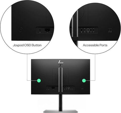 حزمة HP EliteDisplay E27q G5 27 بوصة Quad HD 2560 x 1440 مع شاشة LCD IPS بإضاءة خلفية LED 2-Pack in Kuwait