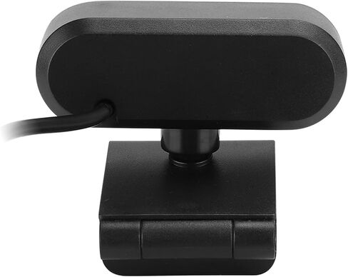 ciciglow HighDefinition USB Webcam with Rotating Lens for Stable Picture Quality Plug and Play Camera for Smooth Video Calling Compatible with Notebooks and Desktops Black (Black) in Kuwait
