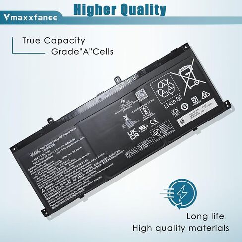 GD03XL N66215-005 استبدال بطارية HP Envy x360 14 2 في 1 14-fa0000/ OmniBook X 14/ EliteBook Ultra G1q Series Notebook N66000-AC1 N66000-1E1 11.58V 4854mAh 59.16Wh in Kuwait
