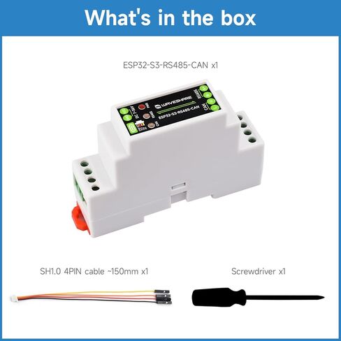 KLAYERS ESP32-S3 Industrial Communication Board, RS485/CAN/Wi-Fi/Bluetooth, Multi-Interface Protection, Arduino-Compatible for AIoT​ in Kuwait