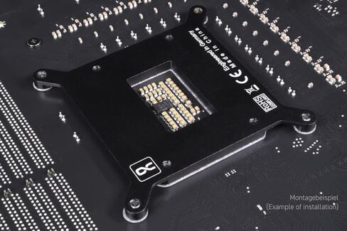 لوحة خلفية Alphacool Apex XPX/Eisbaer LGA 1700 غطاء معدني كامل (13072) in Kuwait