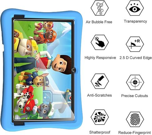 Murmure [2 Pack Screen Protector for Plimpton kids 20 Tablet 10 Inch, 9H Hardness [HD Clarity] Anti-Scratch Tempered Glass Screen Film,Easy Installation,Bubble Free in Kuwait