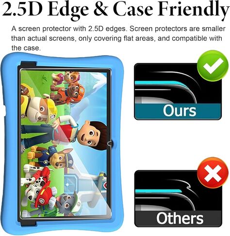 Murmure [2 Pack Screen Protector for Plimpton kids 20 Tablet 10 Inch, 9H Hardness [HD Clarity] Anti-Scratch Tempered Glass Screen Film,Easy Installation,Bubble Free in Kuwait