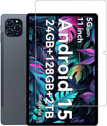 واقي شاشة لجهاز TABWEE T90 اللوحي مقاس 11 بوصة Android 15، طبقة من الزجاج المقوى عالي الدقة مقاوم للخدش لحماية السقوط من TABWEE T90، حساس للمس، مضاد لبصمات الأصابع، عبوة واحدة. in Kuwait