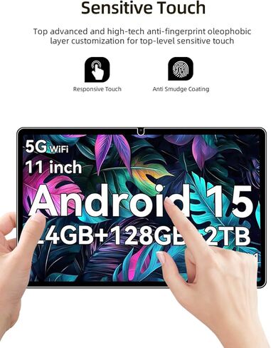 واقي شاشة لجهاز TABWEE T90 اللوحي مقاس 11 بوصة Android 15، طبقة من الزجاج المقوى عالي الدقة مقاوم للخدش لحماية السقوط من TABWEE T90، حساس للمس، مضاد لبصمات الأصابع، عبوة واحدة. in Kuwait