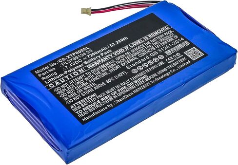 Replacement Battery for XTOOL EZ500,i80 Pad,PS80,PS80E,X7,PN:PL3769124 2S,7200mAh in Kuwait