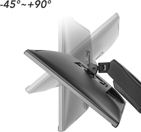 Dual Screen Monitor Monitor Mounting Gas Monitor Monitor Mounting 17"-32" Monitor Mount Monitor Mount with VESA 75/100mm Mounting Bracket in Kuwait