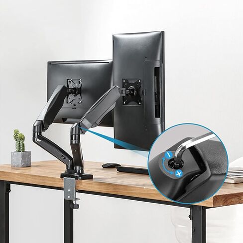 Dual Screen Monitor Monitor Mounting Gas Monitor Monitor Mounting 17"-32" Monitor Mount Monitor Mount with VESA 75/100mm Mounting Bracket in Kuwait