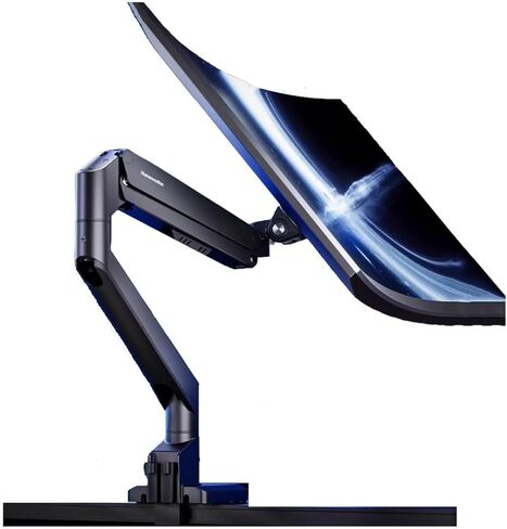 Monitor Arm Single Monitor Mount Arm, Gas Spring Monitor Desk Mount, Fully Adjustable Monitor Arm Fits 17-32 inch Screen, Holds 19.8lb, VESA 75x75 or 100x100mm Monitor Mount Arm in Kuwait