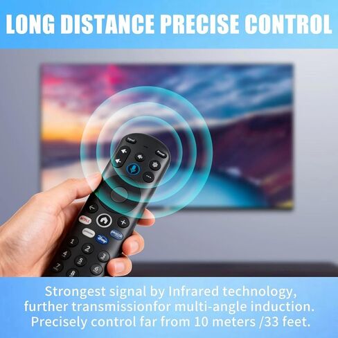 Voice Replacement Remote Control for Pioneer Xumo TV E550AE86C, E500AE98C, E300AE24C – Smart TV Remote with Voice Function, Easy Setup, No Batteries Included in Kuwait