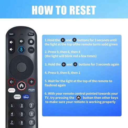 Voice Replacement Remote Control for Pioneer Xumo TV E550AE86C, E500AE98C, E300AE24C – Smart TV Remote with Voice Function, Easy Setup, No Batteries Included in Kuwait
