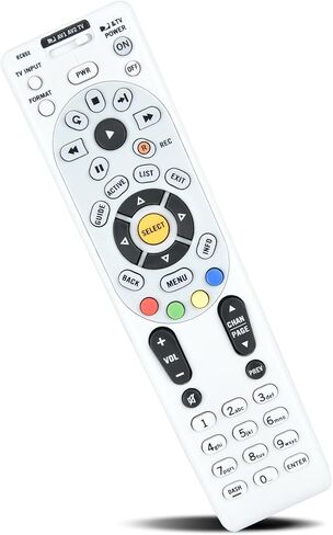 ZWP Universal Replacement Remote Control for DIRECTV RC65 RC65X RC65RX RC66 RC66X 4-Device LCD LED HDTV A/V Receiver, Compatible for H20 HR20 H21 HR21 HR22 H23 HR23 H24 HR24 H25 R15 R16 R22 D11 D12 in Kuwait