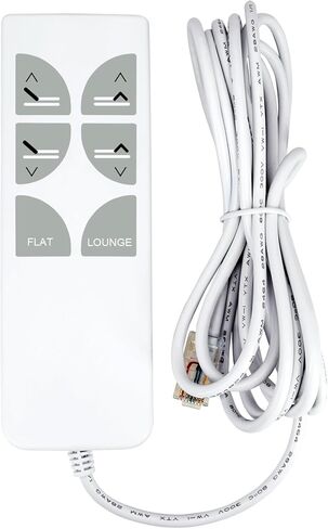 جهاز تحكم عن بعد سلكي بديل لسرير Serta Motion Essentials 2 II Linak HB12012-00 القابل للتعديل، مع مشبك كابل تثبيت لولبي in Kuwait