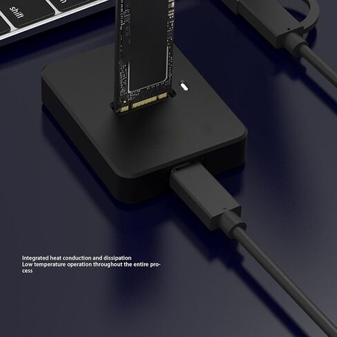 Dpofirs NVME SSD Reader Adapter, M.2 SSD to USB Docking Station, M.2 to USB Adapter, Support 2230/2242/2260/2280 mm . NVMe & NGFF(Serial ATA) SSDs in Kuwait