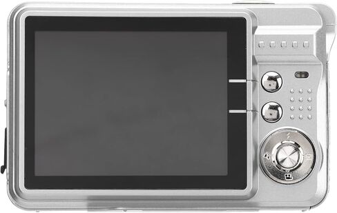 كاميرا رقمية، كاميرا تسجيل فيديو LCD بدقة 48 ميجابكسل مقاس 2.7 بوصة بدقة 4K للتصوير (فضي) in Kuwait