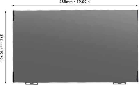 21.5 Inch 16:9 Computer Privacy Screen Filter for Monitor, PET Magnet Removable Screen, Scratch Proof Anti Blue Light Protector, Ideal for Monitors & Displays in Kuwait