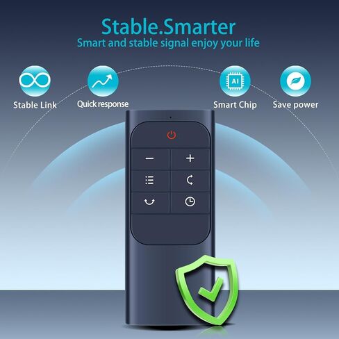 ZWP Replacement Remote Control for Dreo Standing Fan, Oscillating Fan DR-HPF002, DR-PF002, DR-HAF003S, DR-HPF004S, DR-HPF005S, DR-HAF004S，PolyFan 715S, PolyFan 513S, DR-Polyfan, 6 Modes in Kuwait