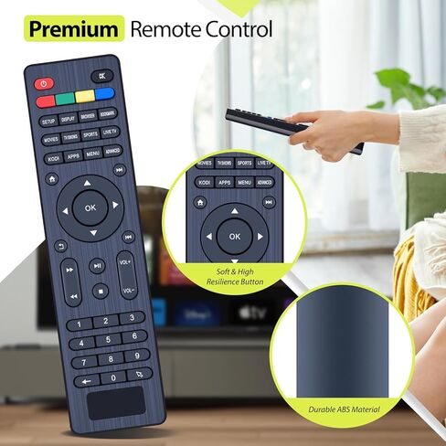 RMT-TB400U Replacement Remote Control fits XBMCMart Smart XBMCMart Smart Android TV Box Player KT1045 in Kuwait