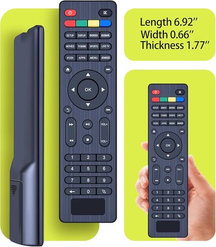 RMT-TB400U Replacement Remote Control fits XBMCMart Smart XBMCMart Smart Android TV Box Player KT1045 in Kuwait