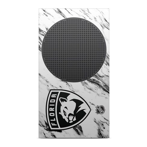 تصميمات حافظة الرأس مرخصة رسميًا من NHL Marble Florida Panthers، غطاء ملصق من الفينيل للألعاب متوافق مع وحدة التحكم Xbox Series S وحزمة وحدة التحكم in Kuwait