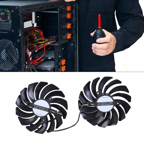 95mm GPU Cooling Fan High Efficiency PLD10010B12HH for RTX2080 2080Ti 2070 Graphics Card 4Pin Quiet Operating GPU Fan in Kuwait