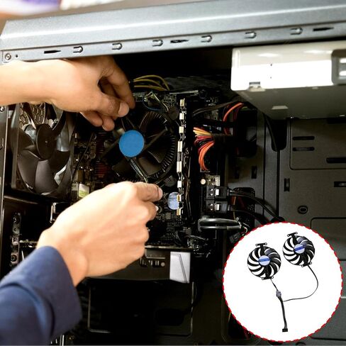 CF1010U12D 12V 0.45A 7Pin Coolers Fan for RX6600XT Graphics Card Fan 95mm Replacement in Kuwait