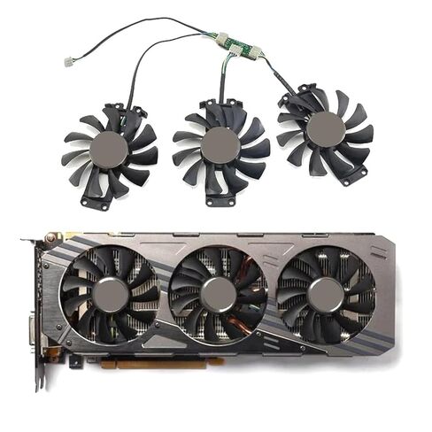 3 قطع GA81S2U 12V 0.35A 4Pin GPU Cooler لبطاقات الرسومات GTX 980/970 in Kuwait