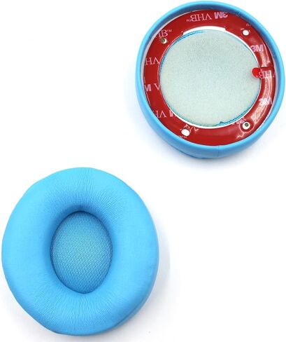Protein Solo Pro Replacement Earpads,Compatible with Beats Solo Pro, Soft Memory Foam Ear Cushions, 3M Adhesive for Secure Fit, Comfortable Upgrade(Light Blue) in Kuwait