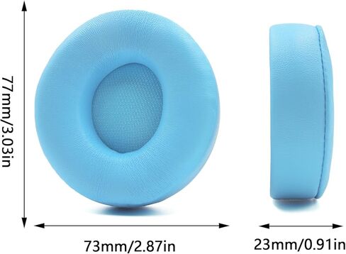 Protein Solo Pro Replacement Earpads,Compatible with Beats Solo Pro, Soft Memory Foam Ear Cushions, 3M Adhesive for Secure Fit, Comfortable Upgrade(Light Blue) in Kuwait