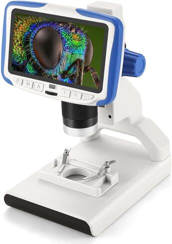 مجموعة المجهر AD205 مجهر صغير لسطح المكتب مع شرائح المجهر بشاشة LCD 5 بوصة in Kuwait